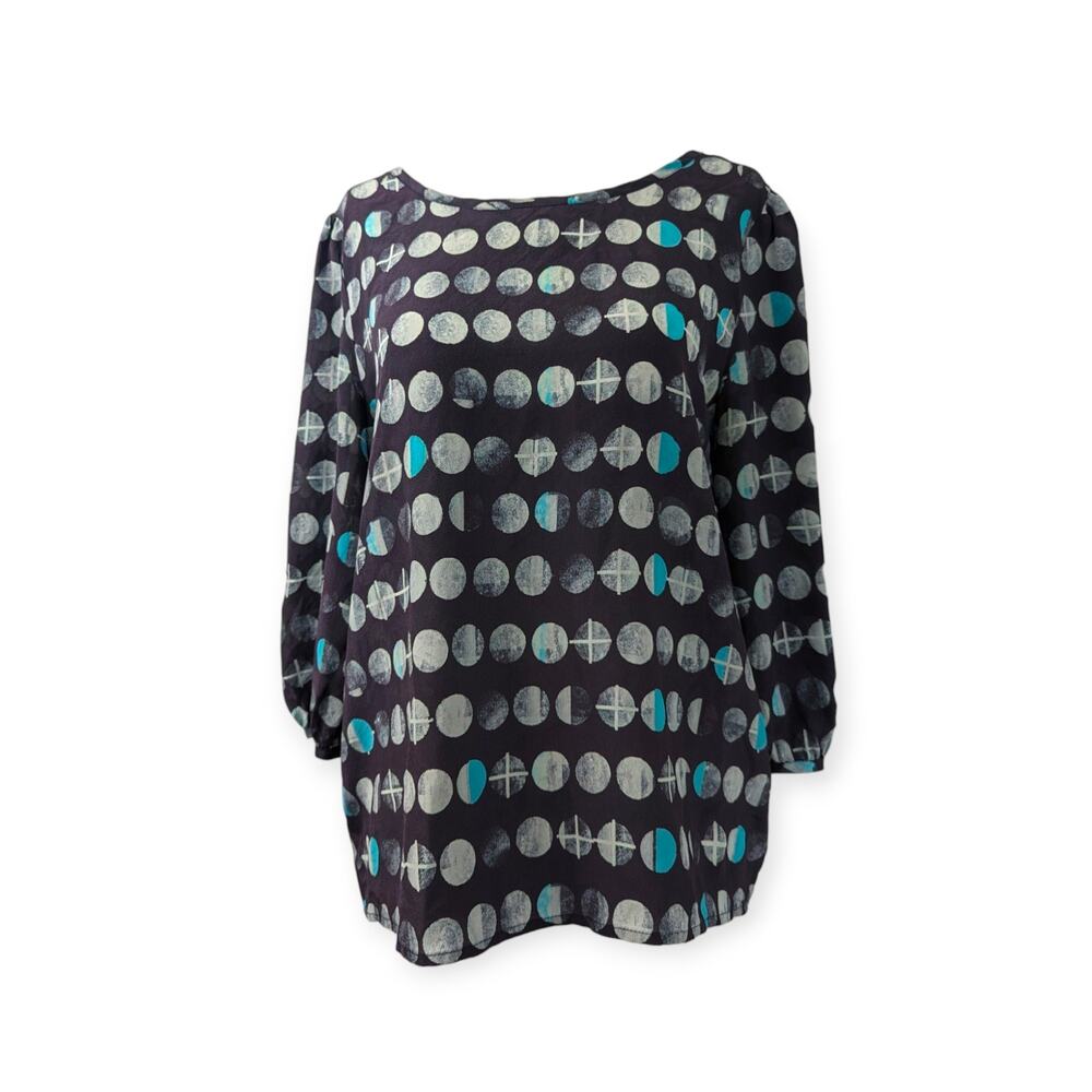 Moon Phase Silk Blouse